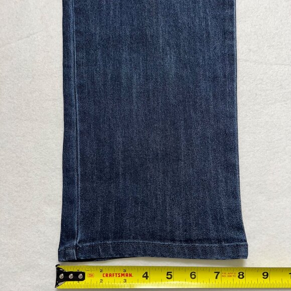 Gloria Vanderbilt Amanda Womens Mid-Rise Tapered Blue Slimming Jeans Size 12 NWT - Picture 9 of 10